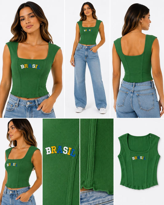CROPPED C | GREEN